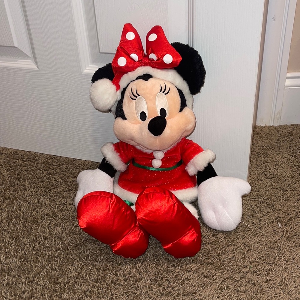 Winter Themed Minnie Mouse Plush Toy